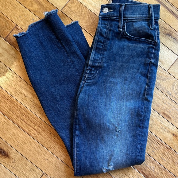Mother Button Fly Hustler Ankle Chew jeans - Picture 1 of 10